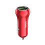 HOCO Z37 18W QC3.0 Dual Port Fast Charging Car Charger (Red)