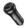 HOCO Z38 38W PD + QC3.0 Dual Port Fast Charging Car Charger (Black)