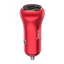 HOCO Z38 38W PD + QC3.0 Dual Port Fast Charging Car Charger (Red)