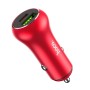 HOCO Z38 38W PD + QC3.0 Dual Port Fast Charging Car Charger (Red)