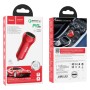 HOCO Z38 38W PD + QC3.0 Dual Port Fast Charging Car Charger (Red)