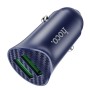 HOCO Z39 18W QC3.0 Dual Port Fast Charging Car Charger(Blue)