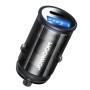 Joyroom C-A43 20W PD + QC 3.0 Mini Dual Ports Transparent Car Charger (Grey)