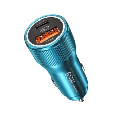 WK WP-C31 Flash Series 65W USB + USB-C / Type-C Interface Fast Charging Car Charger(Blue)