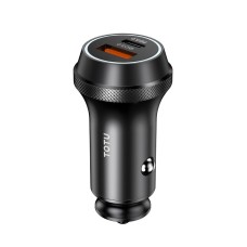 TOTUDESIGN DCCPD-01 Armor Series 36W PD USB-C / Type-C + QC 3.0 USB-A Fast Charging Car Charger