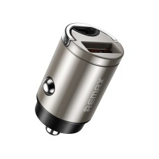 REMAX RCC227 Lindo Series QC 18W Single USB Interface Fast Charge Car Charger (Silver)