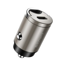 Remax RCC228 Lindo Series PD 18W Single USB-C / Type-C Fast Charge Car Charger (Silver)