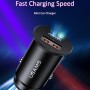 USAMS C15 QC4.0 PD3.0 Fast Charging Car USB Charger(Black)