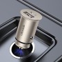 USAMS C15 QC4.0 PD3.0 Fast Charging Car USB Charger(Silver)