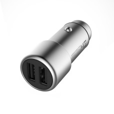 Оригинальный xiaomi Zmi AP821 Smart Dual Ports QC 3.0 Quick Charge Car Charger (Silver)