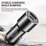 WK  WP-C21 Letor Series PD + QC3.0 18W Car Charger(Black)