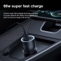 Оригинальный Huawei P0006 Dual USB -интерфейс Super Fast Charging Car Charger (максимум 66 Вт) (черный)