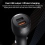 Оригинальный Huawei P0006 Dual USB -интерфейс Super Fast Charging Car Charger (максимум 66 Вт) (черный)