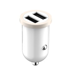 ONDA CZ01S 2.4A Dual USB Smart Car Charger(White)