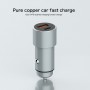 ONDA CZ06S PD + QC3.0 Metal Fast Charging Car Charger (Silver)