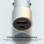 ONDA CZ06S PD + QC3.0 Metal Fast Charging Car Charger (Silver)