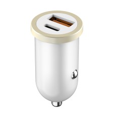 Onda CZ07 PD + QC3.0 Smart Fast Fast Charging Car Charger (White)