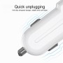 IVON CC13 QC 3.0 Fast Charging Car Charger (White)