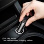 Baseus Gentleman Series 4.8a Dual-USB Smart Car Fast Charger, для iPhone, Galaxy, Sony, Lenovo, HTC, Huawei и других смартфонов (Black)