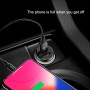 Baseus Gentleman Series 4.8a Dual-USB Smart Car Fast Charger, для iPhone, Galaxy, Sony, Lenovo, HTC, Huawei и других смартфонов (Black)
