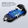 TotUteSign DCCD -017 DV 5V - 2.4A PC Smart Dual USB -автомобильный зарядное устройство Второе поколение (черное)