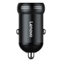 Original Lenovo HC11 2.4A Output Dual USB Mini Car Charger (Black)