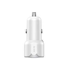 TOTU DCCPD-07 Glory Series PD + QC3.0 42.5W Car Charger Fast Charging Smart Car Charger (White)