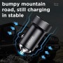 Joyroom C-A01 Wise Series 2.4a Dual Port Car Charger Quick Charger (темно-серый)