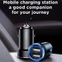 Joyroom C-A02 Wise Series 3.4a Dual Port Car Charger быстрое зарядное устройство (темно-серый)