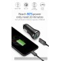 McDodo CC-4910 30W QC 3.0 Dual USB-порты Car Charger (Black)