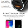 McDodo CC-5220 36W PD USB-C / TYPE-C + QC 3.0 USB PORT Зарядное устройство (серебро)