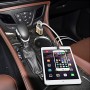 3 в 1 Hi-Speed ​​5V 3.1A Car Charge с двойными портами USB-концентраторов и одному сигаретным сокетам для iPhone & iPod & iPad & Tablets & Samsung & Sony & LG & Nokia & PSP & MP4 & MP3 & GPS (Black + Silver)