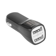 Haweel Высококачественное 2.1A + 1A Dual USB -порты Car Charger (черный)