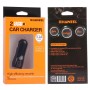 Haweel Высококачественное 2.1A + 1A Dual USB -порты Car Charger (черный)