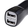 HAWEEL High Quality 2.1A + 1A Dual USB Ports Car Charger(Black)