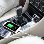 HAWEEL Universal 5V 6.8A 4 USB Ports Car Charger for Smartphone / Tablet PC(Black)