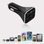 HAWEEL Universal 5V 6.8A 4 USB Ports Car Charger for Smartphone / Tablet PC(Black)