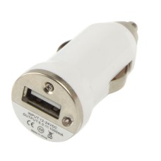 Mini USB -автомобильное зарядное устройство для iPhone 6 и 6 Plus, 5 и 5S и 5C, 4 и 4S, 3G и 3GS, iPod Touch (белый)