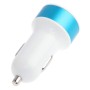 5V 2.1A Dual USB Car Charger Adapter, For iPhone, Galaxy, Huawei, Xiaomi, LG, HTC and Other Smart Phones(Blue)