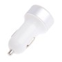 5V 2.1A Dual USB Car Charger Adapter, For iPhone, Galaxy, Huawei, Xiaomi, LG, HTC and Other Smart Phones(Silver)