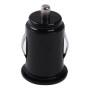 Dual USB Car Charger, Output: DC 5V / 2.1A, DC 5V / 1.0A, For iPhone, Galaxy, Huawei, Xiaomi, LG, HTC and Other Smart Phones(Black)