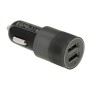 5V 2.1A + 1A Dual USB Car Charger Adapter, For iPhone, iPad, Galaxy, Huawei, Xiaomi, LG, HTC, other Smart Phones and Tablets(Black)