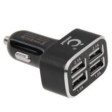 4-портовые 5 В (2.1a + 2,1a + 1a + 1a) USB Universal Car Charger (черный)