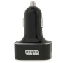 4-Ports 5V (2.1A + 2.1A + 1A + 1A) USB Universal Car Charger(Black)