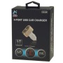 4-Ports 5V (2.1A + 2.1A + 1A + 1A) USB Universal Car Charger(Gold)