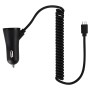 3.1a Dual Ports Android Wired Smart Car Charger, для Galaxy, Sony, Lenovo, HTC, Huawei и других смартфонов (Black)