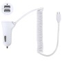 3.1a Dual Ports Android Wired Smart Car Charger, для Galaxy, Sony, Lenovo, HTC, Huawei и других смартфонов (белые)