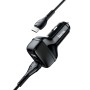 hoco Z36 Chuangyu  2.4A Dual USB Car Charger with 1m USB to Micro Cable (Black)