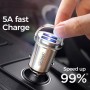 Joyroom JR-C10 Series 45W USB USB USB Port Smart Car Charger (Silver)