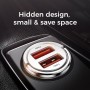 Joyroom JR-C10 Series 45W USB USB USB Port Smart Car Charger (Silver)